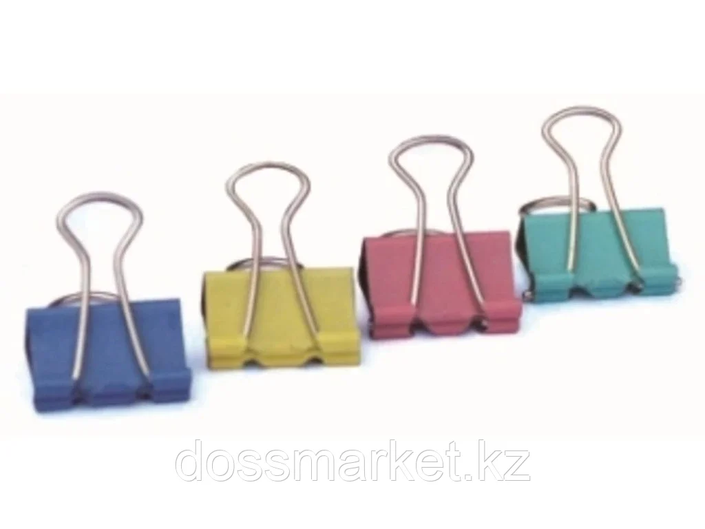 Зажимы для бумаг Dolce Costo, 15 мм, цветные (12 шт)