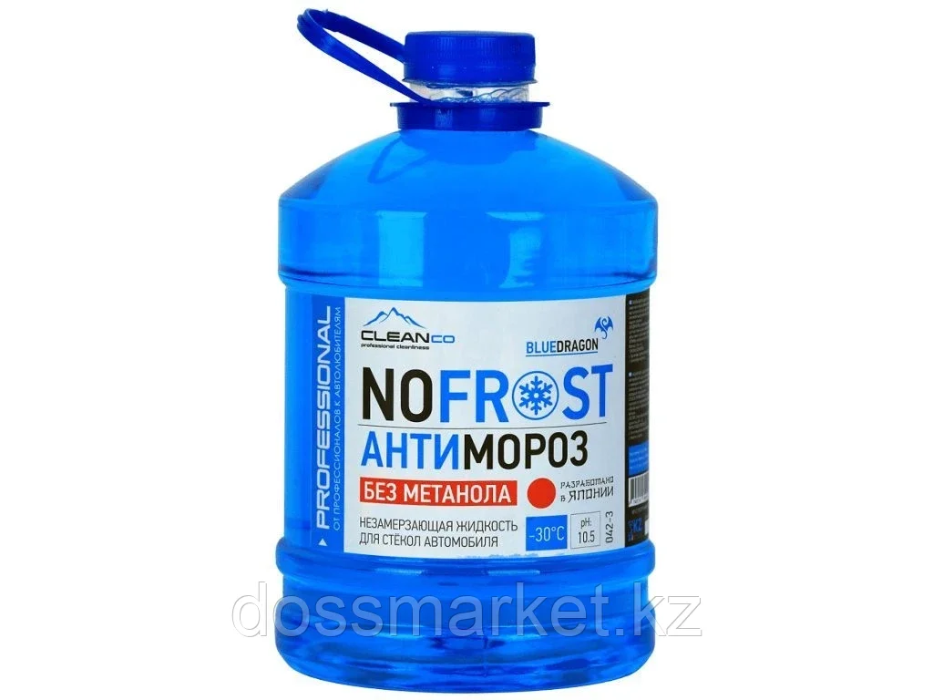 Незамерзающая жидкость Nofrost "BlueDragon", для стекол автомобиля, 3000 мл - фото 1 - id-p101460094