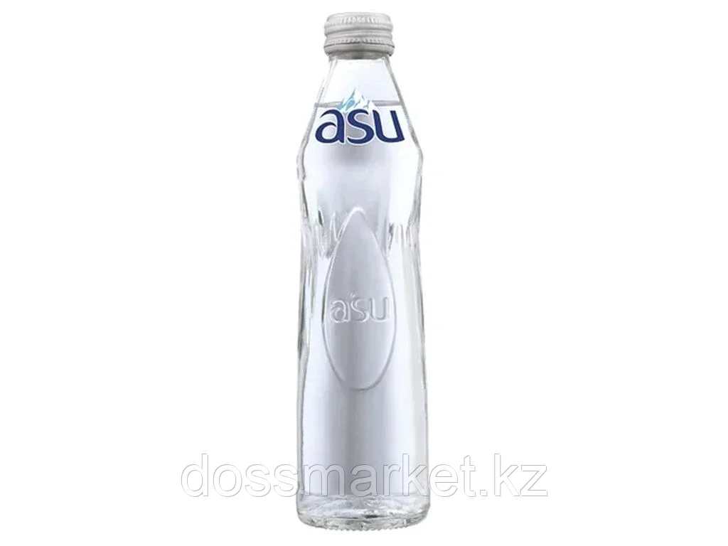 Вода негазированная "ASU", стеклянная бутылка, 0,5 литра - фото 1 - id-p101461046