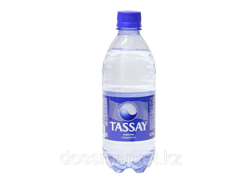 Вода газированная "Tassay", 0,5 литра