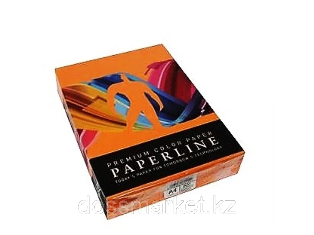 Бумага цветная PAPERLINE "Cyber HP Orange 371" А4, 155 г/м2, 250л. Поступление с 1 февраля 2023 всех цветов! - фото 1 - id-p101461119