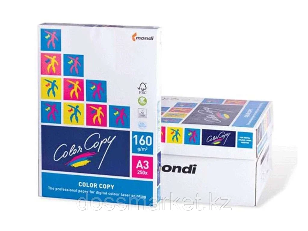 Бумага Color Copy, А3, 160 г/м2, 250л., белая