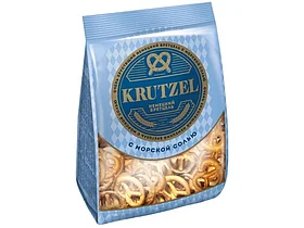 Крендельки Krutzel «Бретцель» с солью, 250 гр.