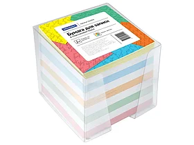 Блок для записей OfficeSpace цветной в подставке 9х9х9 см