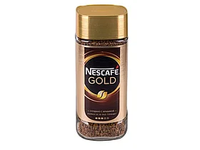 Кофе растворимый Nescafe Gold 95 гр, стеклянная банка