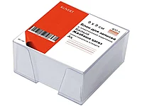 Блок для записей KUVERT в подставке белый 9х9х5 см