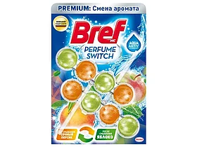 Блок Bref Perfume Switch для сливного бочка, персик-яблоко, 2х50 гр