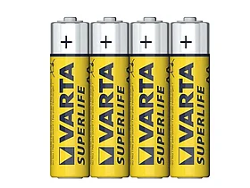 Батарейки VARTA "Superlife" ААА (мизинчиковые) 4 шт/упак
