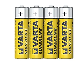 Батарейки VARTA "Superlife" АА (пальчиковые) 4 шт/упак