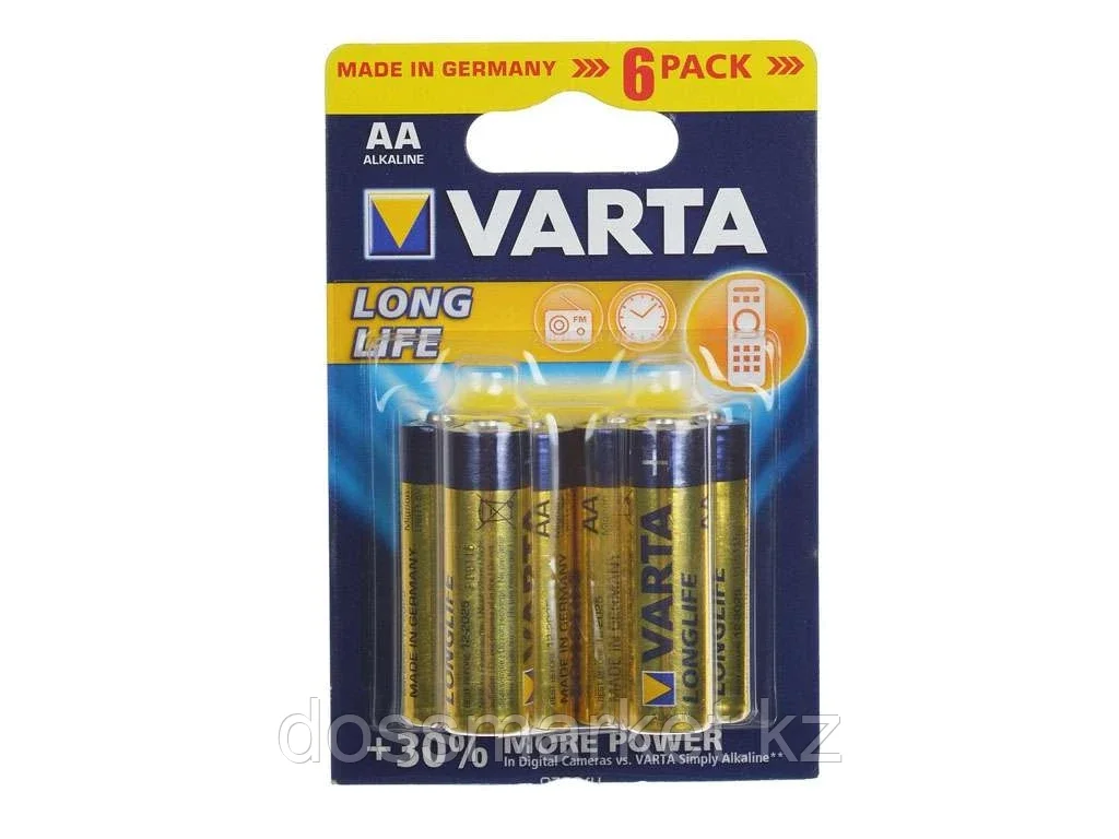 Батарейки VARTA "Longlife" С (2 шт/упак) - фото 1 - id-p101461358