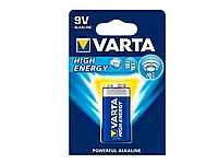 Батареялар VARTA "High Energy" 9V крон 1 дана/пакет