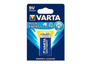 Батарейки VARTA "High Energy" 9V крона 1 шт/упак