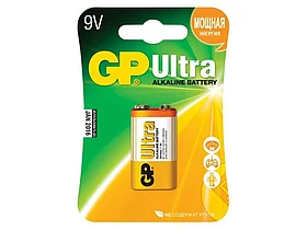 Батарейки GP "Ultra" 1604A BC1, крона, 1шт/уп