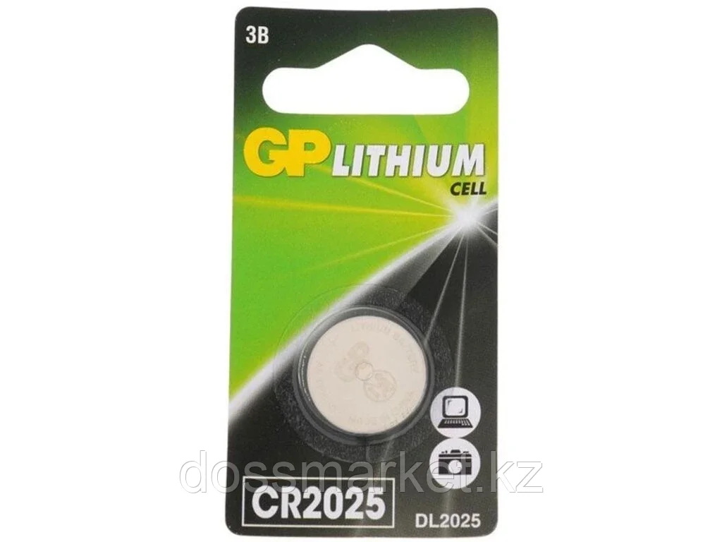 Батарейки GP "CR2025", 1шт в блистере