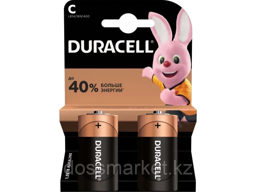 Батарейки DURACELL LR14 BASIC С (2 шт/уп)