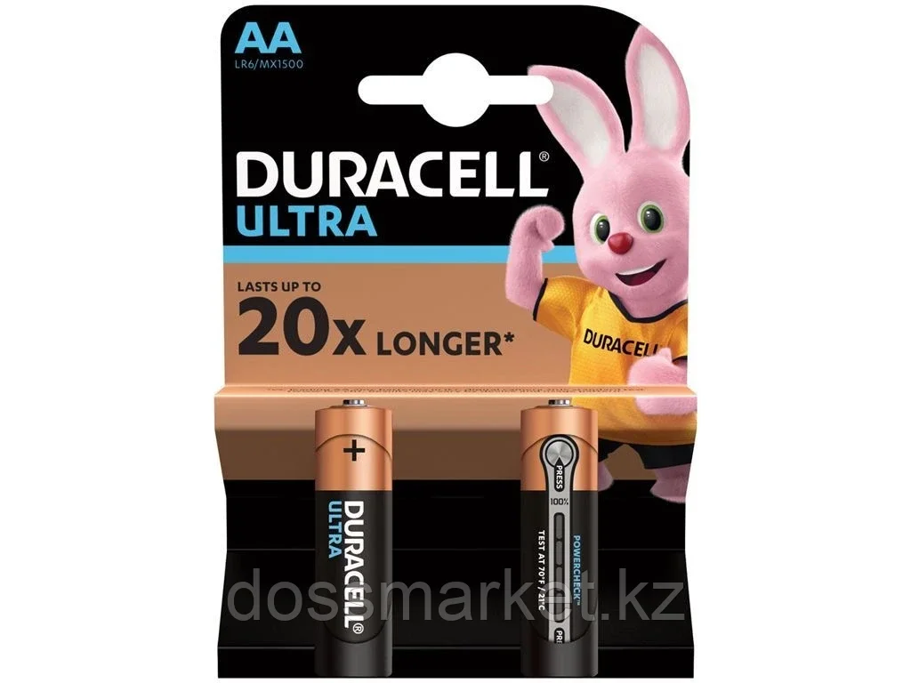 Батарейки DURACELL LR06 ULTRA BASIC AA (2 шт/бл)