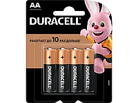 Батарейки DURACELL LR06 BASIC AA (4 шт/бл)