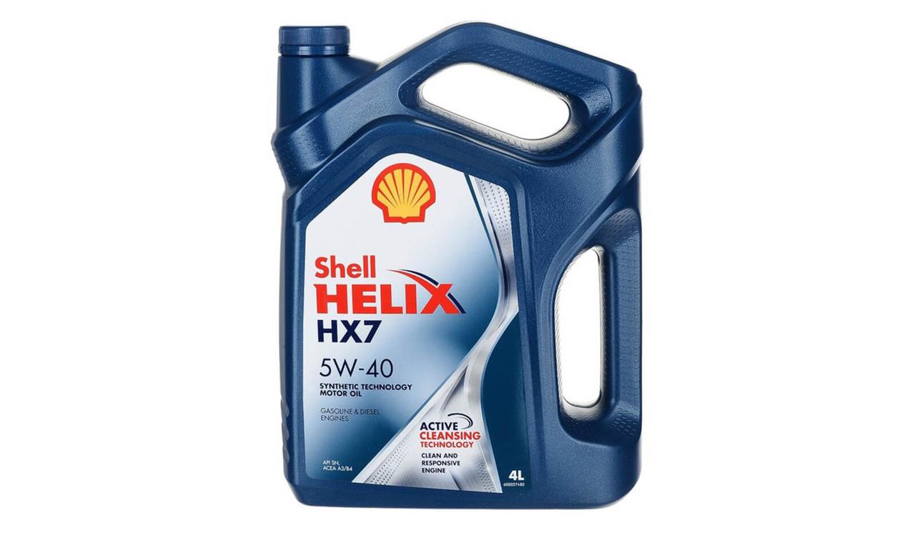 Масло моторное SHELL HELIX HX7 5W-40 4л.