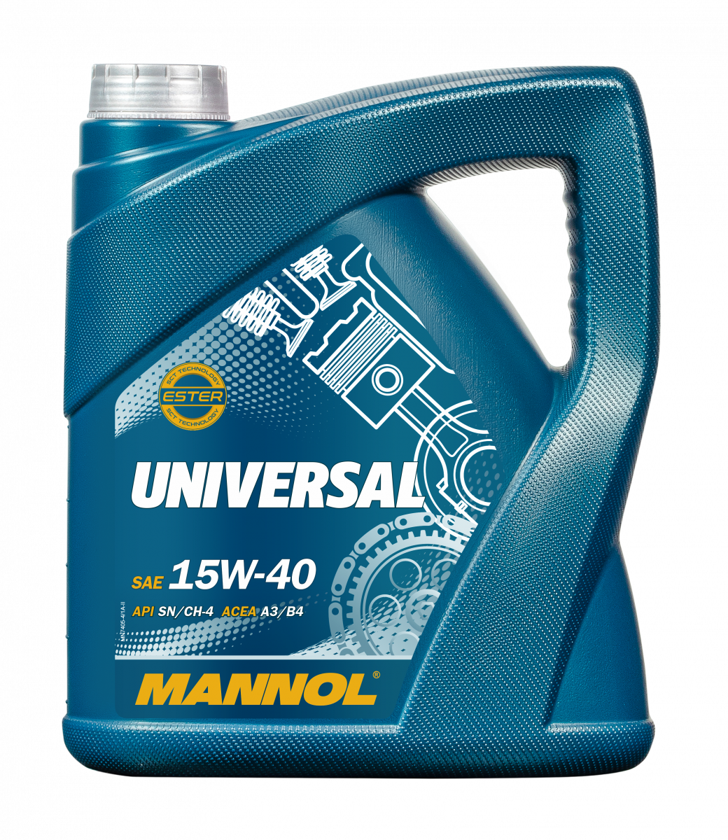 Моторное масло MANNOL 15W40 UNIVERSAL(7405) 5 L - фото 2 - id-p101462787