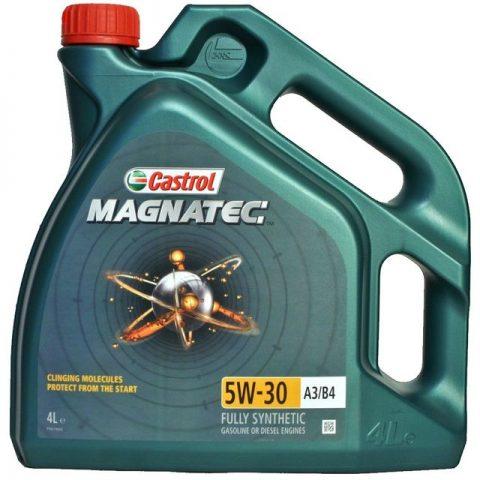 Моторное масло CASTROL 5W30 Magnatec 4 L - фото 1 - id-p101462816