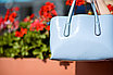 Женская сумка Valensiy / Цвет: Бежевый, Голубой.  Состав: Кожа., фото 2