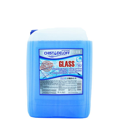 Средство для мытья стеклянных поверхностей Elite5 л. "GLASS", фото 2