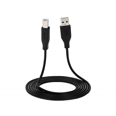 Кабель 2E USB 2.0 (AM/BM) DSTP, 1.8M, Черный