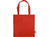 Сумка-шоппер Reviver из нетканого переработанного материала RPET, красный, фото 4