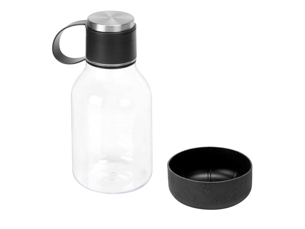 Бутылка для воды 2-в-1 Dog Bowl Bottle со съемной миской для питомцев, 1500 мл, черный - фото 3 - id-p100444531