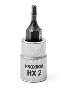 Proxxon 23744 Головка с шестигранной битой на 1/4", 33 мм, HX 2 мм