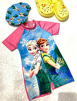 Анна мен Эльзаның 2 жастан 6 жасқа дейінгі қыздарға арналған балалар гидрокостюмі Алматы