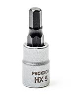 Proxxon 23747 Головка с шестигранной битой на 1/4", 33 мм, HX 5 мм