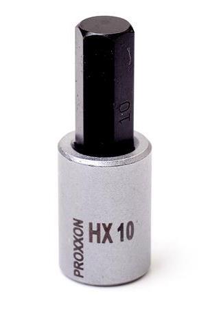 23581 Proxxon Головка с шестигранной битой на 3/8", 50 мм, HX 10 мм