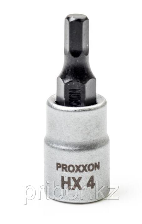 23745 Proxxon Головка с шестигранной битой на 1/4", 33 мм, HX 4 мм
