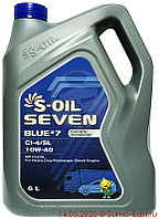 Моторное масло S-OIL BLUE #7 10W40 DISEL 6 L