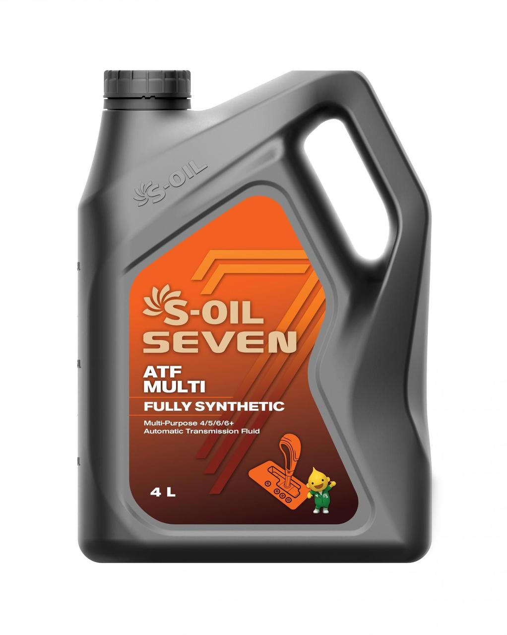 Трансмиссионное масло S-OIL ATF MULTI 4 L - фото 1 - id-p101476020