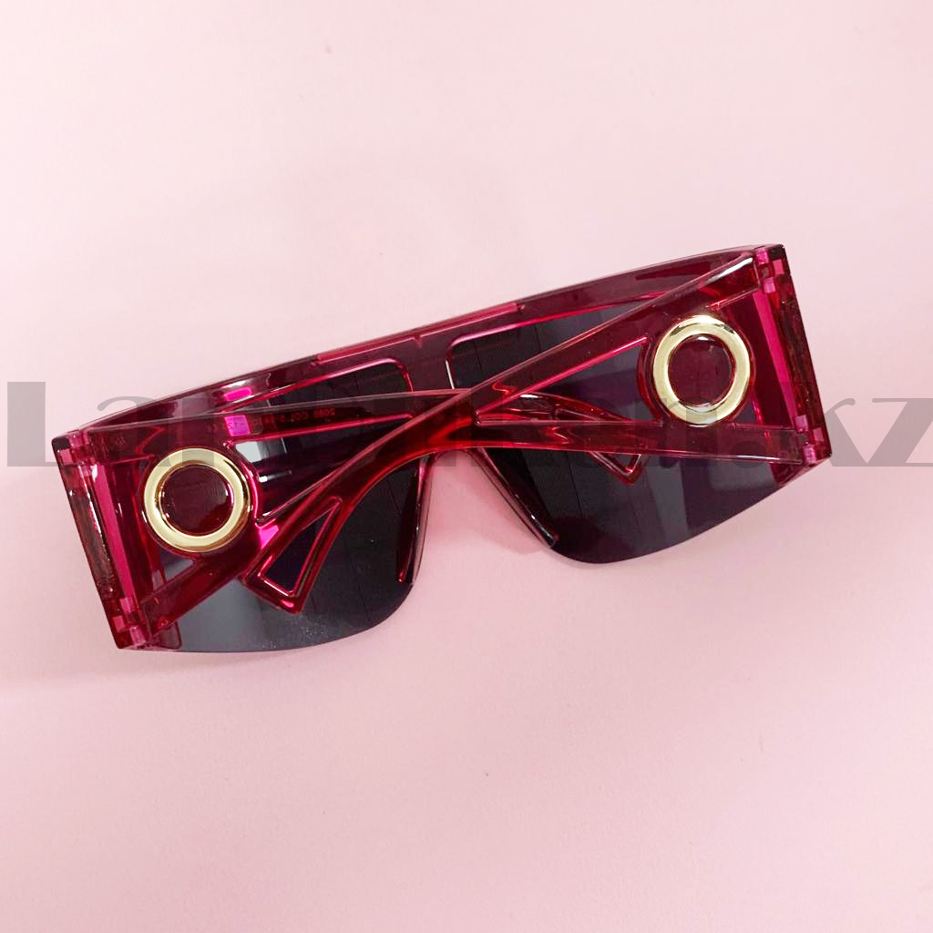 Солнцезащитные очки с черными стеклами UV 400 фиолетовая - фото 8 - id-p101476149