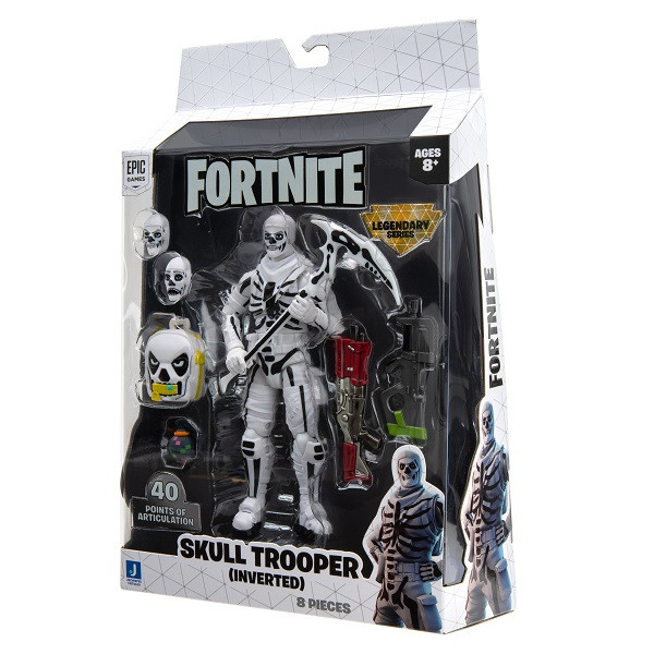 Fortnite FNT0659 Фигурка героя Skull Trooper - Inverted с аксессуарами