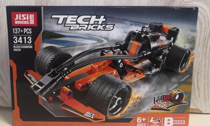 Аналог Лего Техник (LEGO Technic), конструктор машинки, инерция