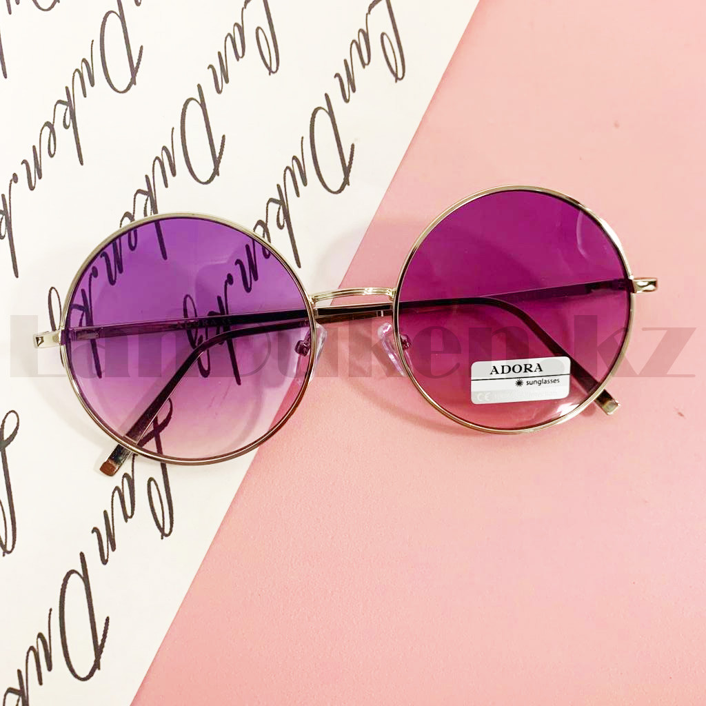Солнцезащитные очки с фиолетовыми стеклами UV 400 Adora - фото 8 - id-p101476294