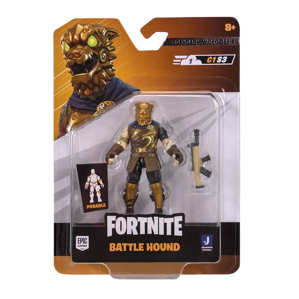 Fortnite FNT0959 Микрофигурка героя Battle Hound с аксессуарами