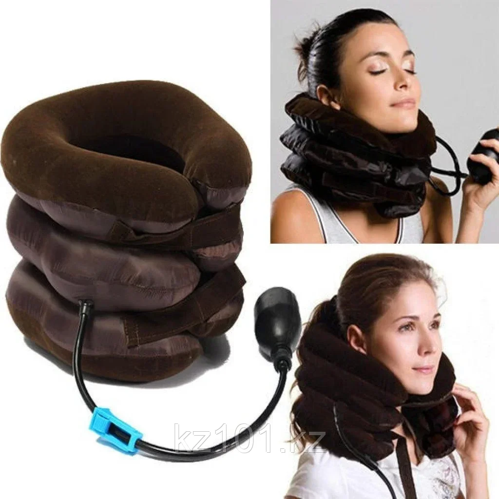 Вытягивающая ортопедическая подушка для шеи Cervical Neck Traction Device - фото 2 - id-p101479745