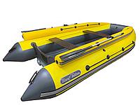 Лодка REEF-390 F НД ТРИТОН стеклопластиковый интерцептор желтый/графит