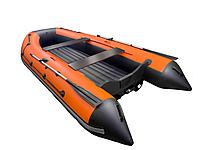 Лодка REEF-390 нд ТРИТОН стеклопластиковый интерцептор черный/оранжевый