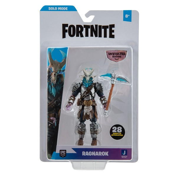 Fortnite FNT1042 Фигурка героя Ragnarok Unvaulted с аксессуаром