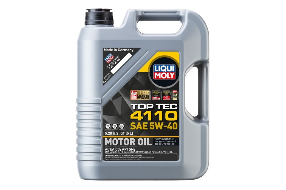 Моторное масло LIQUI MOLY 5W40 toptek (9511) 5 L - фото 1 - id-p101501040