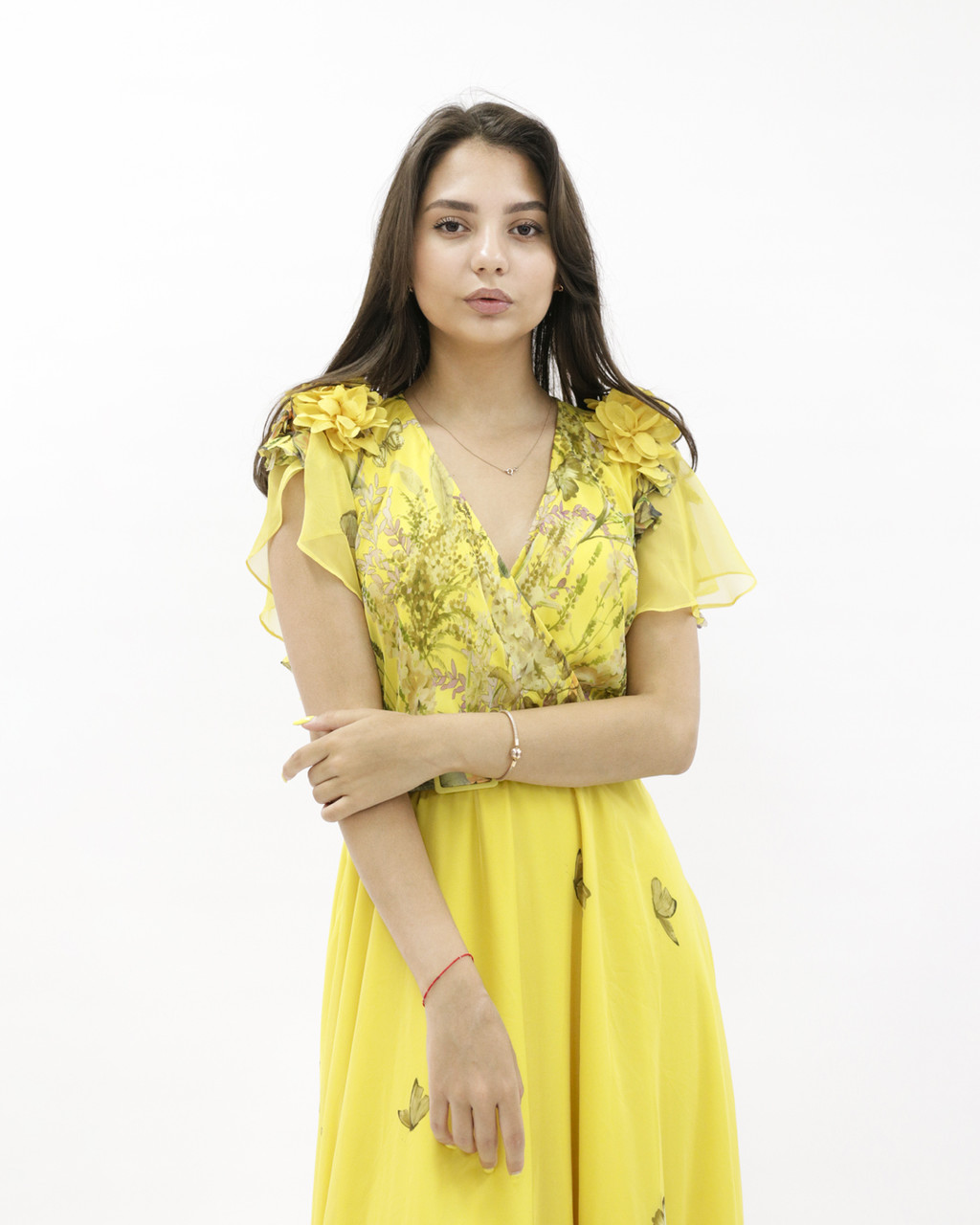 Женское вечернее платье «UM&H 100543872» желтый - фото 2 - id-p101503362