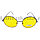 Солнцезащитные очки с желтыми стеклами UV 400 Adora круглая, фото 8