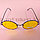 Солнцезащитные очки с желтыми стеклами UV 400 Adora круглая, фото 4