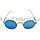 Солнцезащитные очки с синими стеклами UV 400 Dior круглая, фото 3